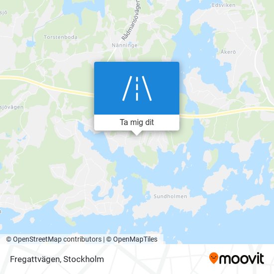 Fregattvägen karta