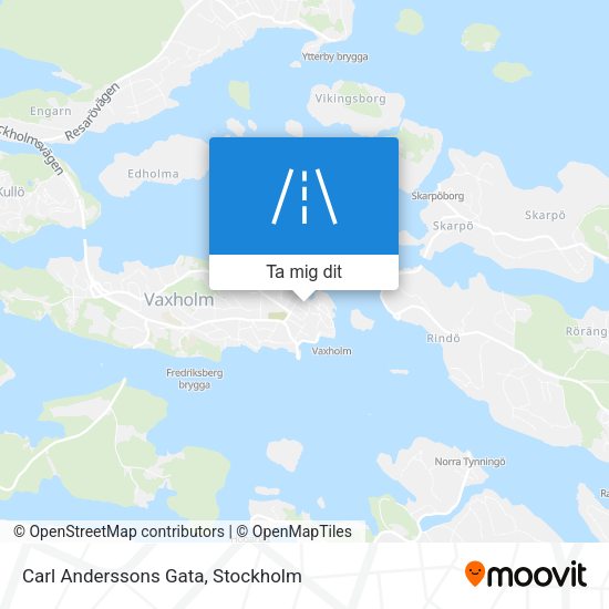 Carl Anderssons Gata karta