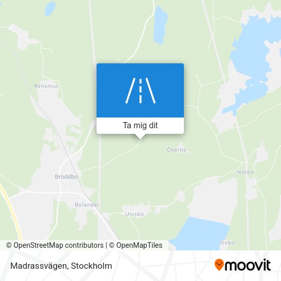 Madrassvägen karta