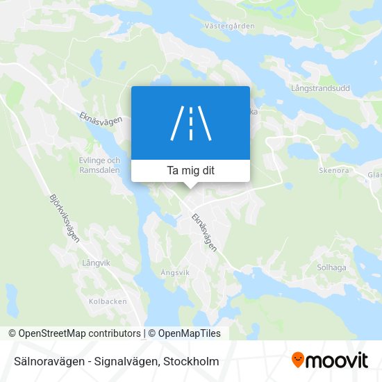 Sälnoravägen - Signalvägen karta