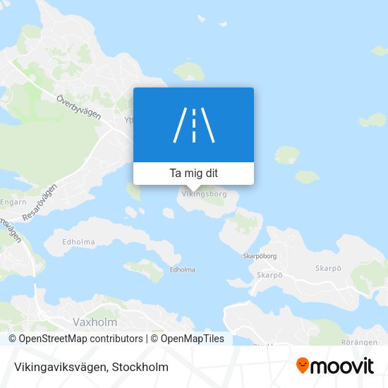 Vikingaviksvägen karta
