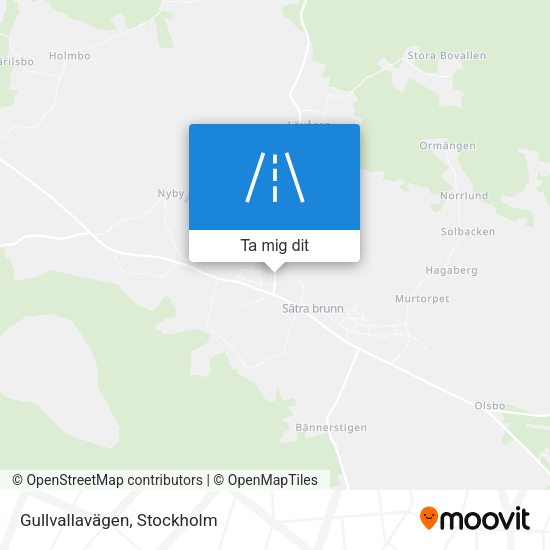 Gullvallavägen karta