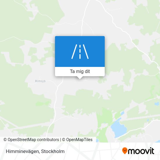 Himminevägen karta