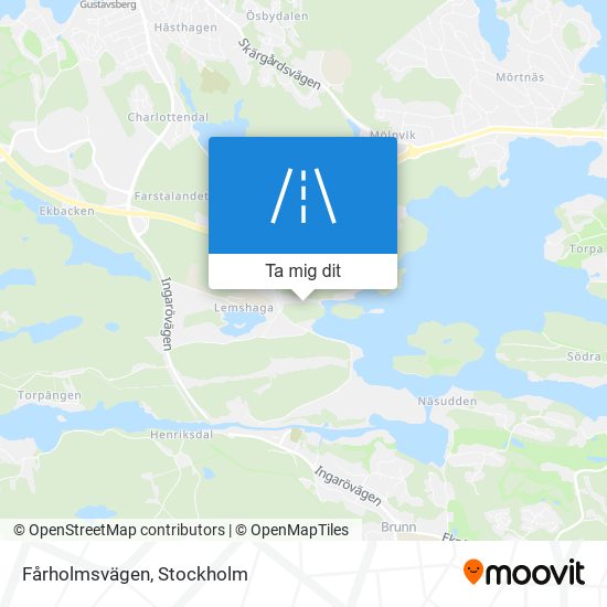 Fårholmsvägen karta