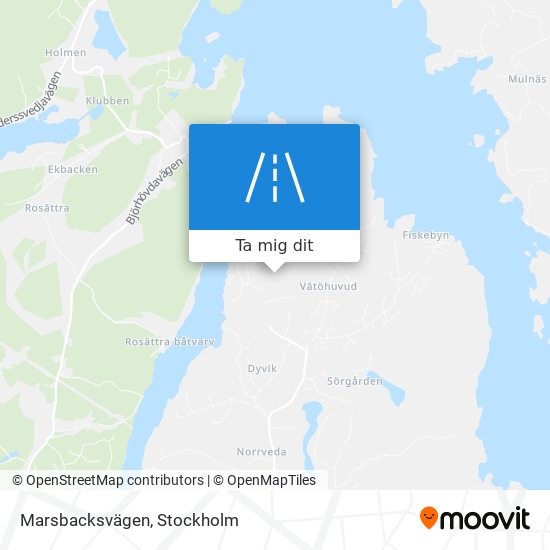 Marsbacksvägen karta