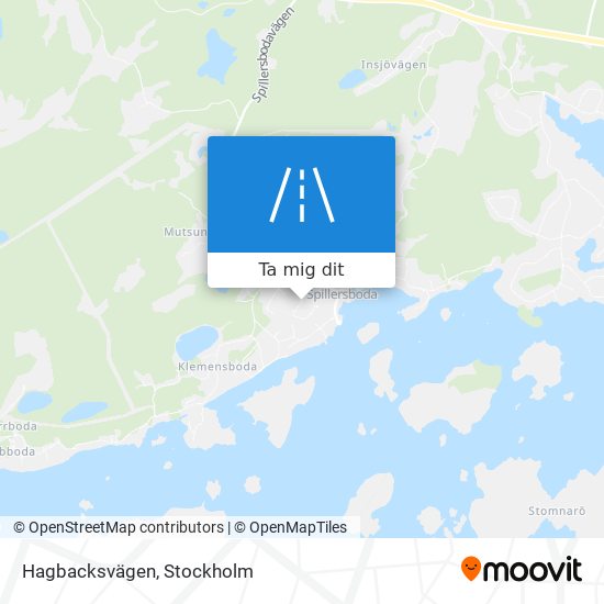 Hagbacksvägen karta