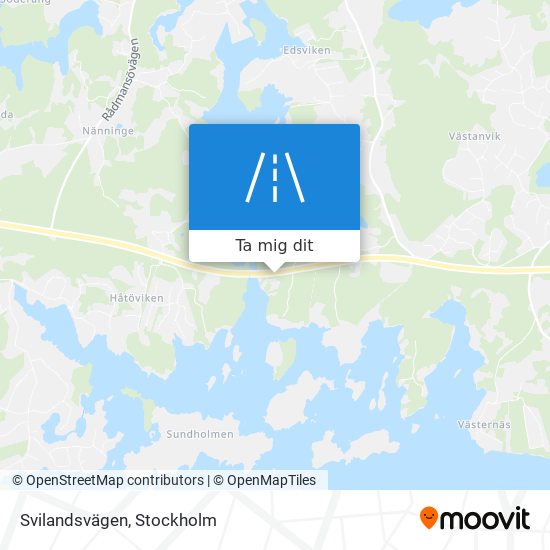 Svilandsvägen karta