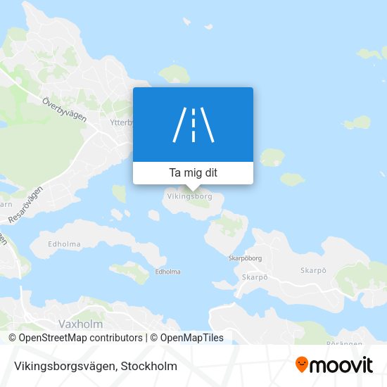 Vikingsborgsvägen karta