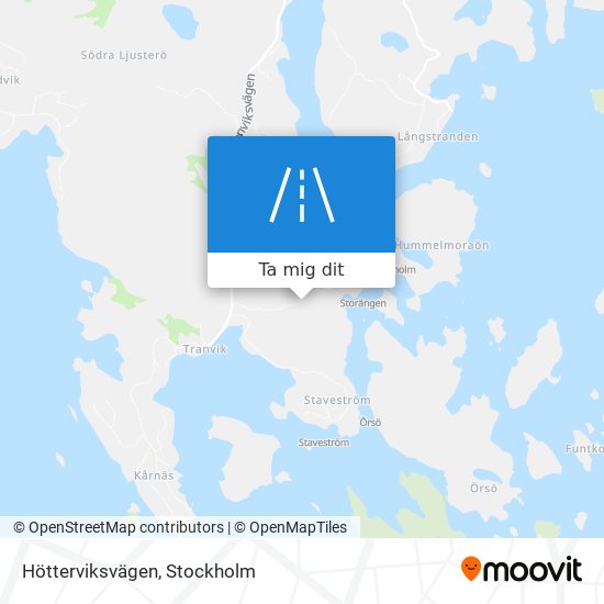 Hötterviksvägen karta