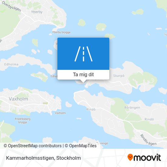 Kammarholmsstigen karta