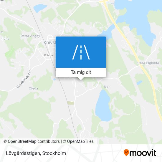 Lövgårdsstigen karta