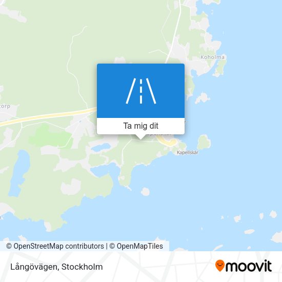 Långövägen karta