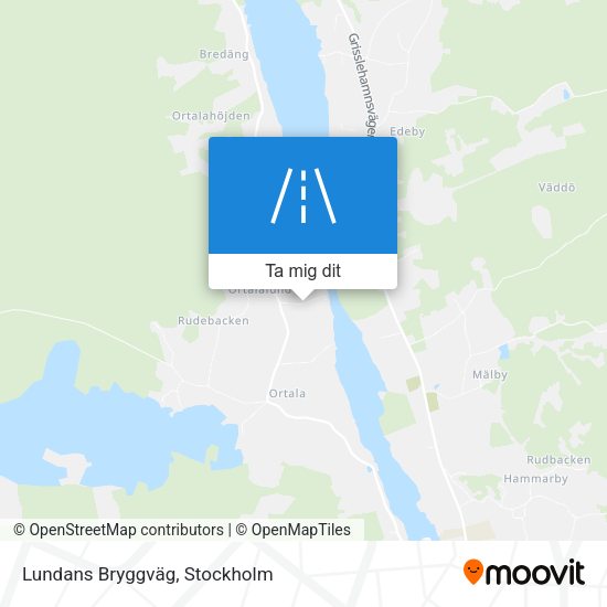 Lundans Bryggväg karta