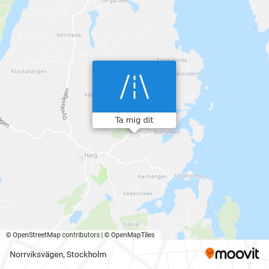 Norrviksvägen karta