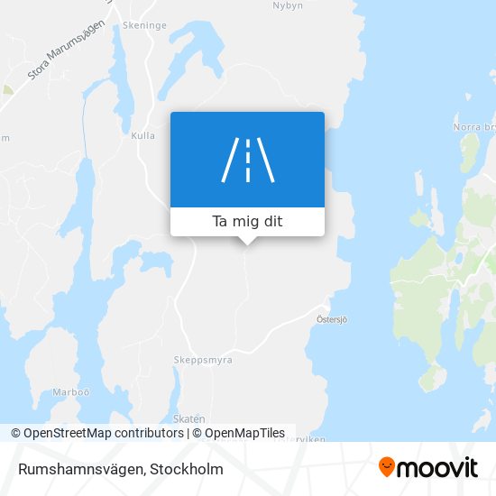 Rumshamnsvägen karta