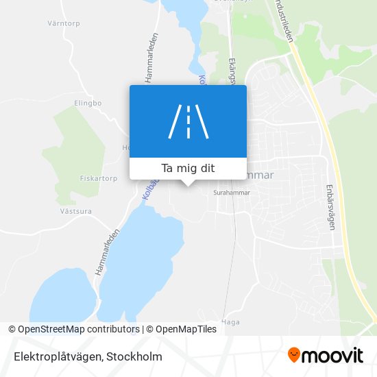 Elektroplåtvägen karta