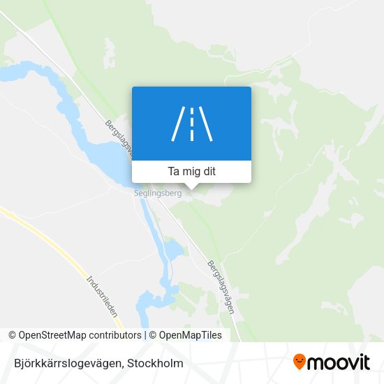Björkkärrslogevägen karta