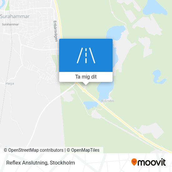 Reflex Anslutning karta