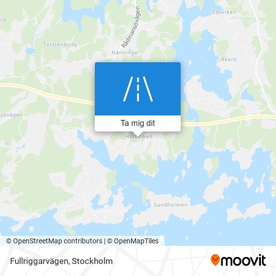 Fullriggarvägen karta