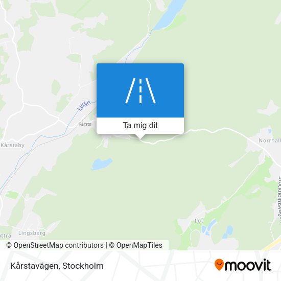 Kårstavägen karta