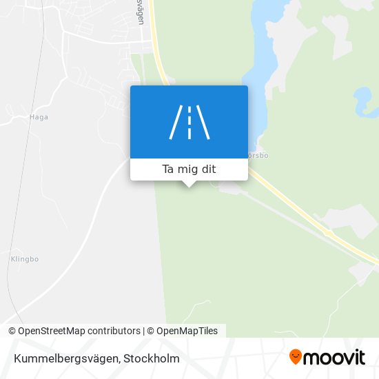 Kummelbergsvägen karta