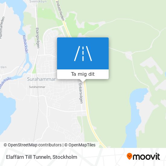Elaffärn Till Tunneln karta