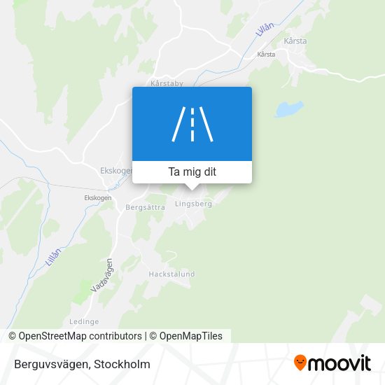 Berguvsvägen karta