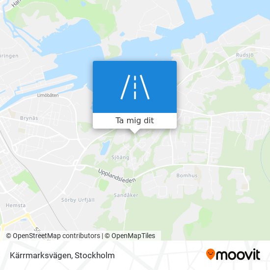 Kärrmarksvägen karta