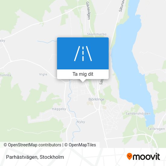 Parhästvägen karta