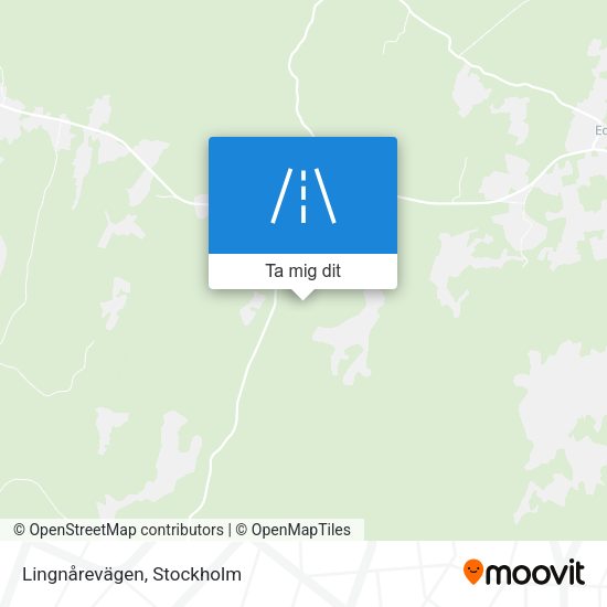 Lingnårevägen karta