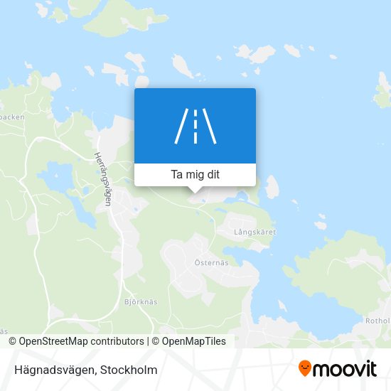Hägnadsvägen karta