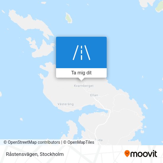 Råstensvägen karta