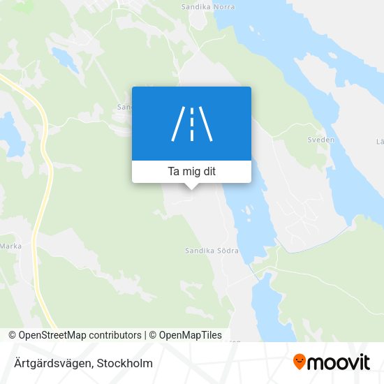 Ärtgärdsvägen karta