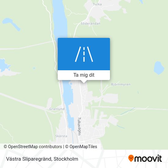 Västra Sliparegränd karta