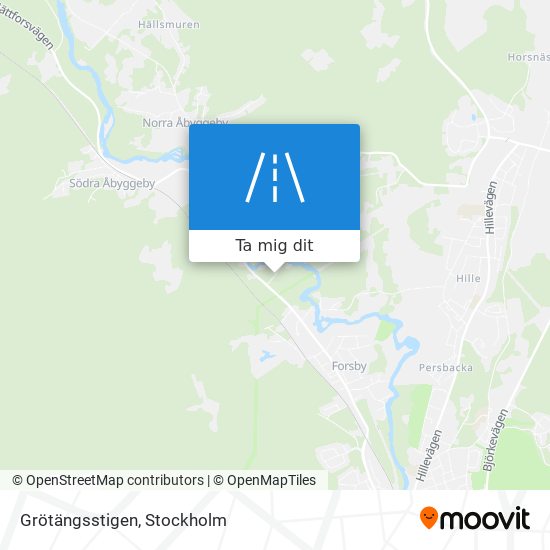 Grötängsstigen karta