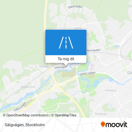 Sälgvägen karta