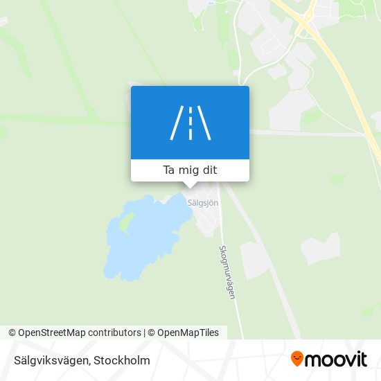 Sälgviksvägen karta