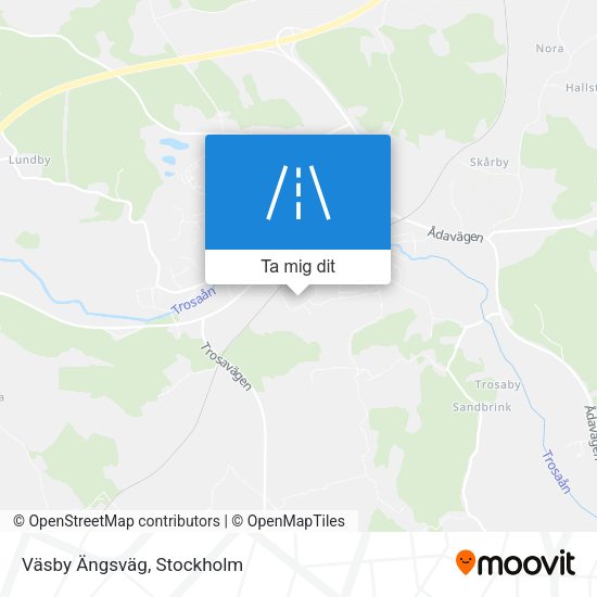 Väsby Ängsväg karta