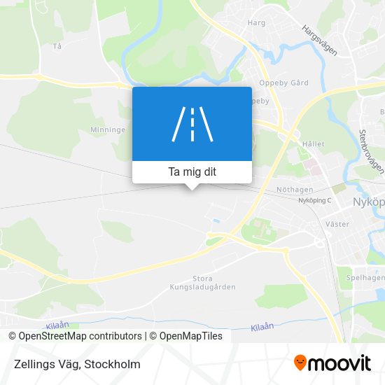 Zellings Väg karta