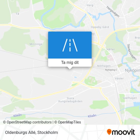 Oldenburgs Allé karta