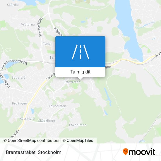 Brantastråket karta