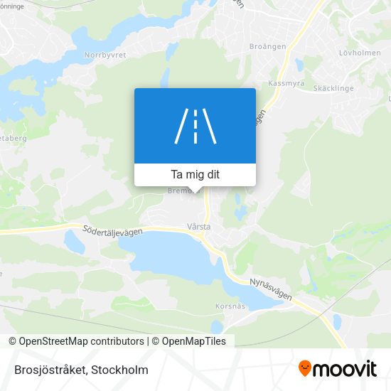 Brosjöstråket karta