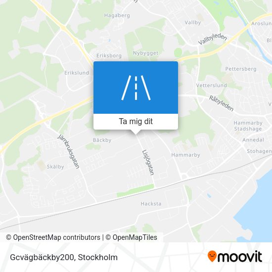 Gcvägbäckby200 karta