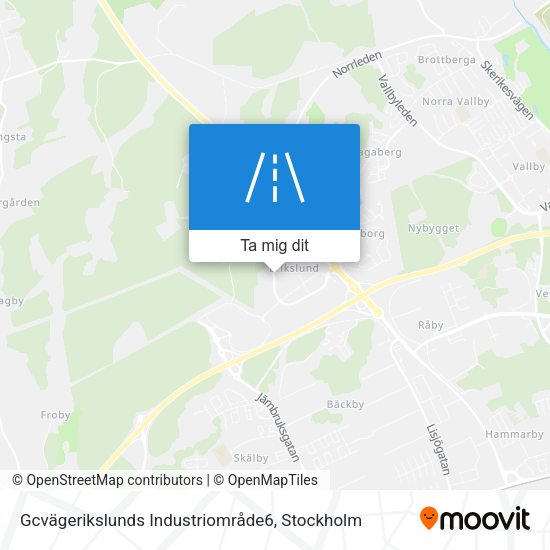 Gcvägerikslunds Industriområde6 karta