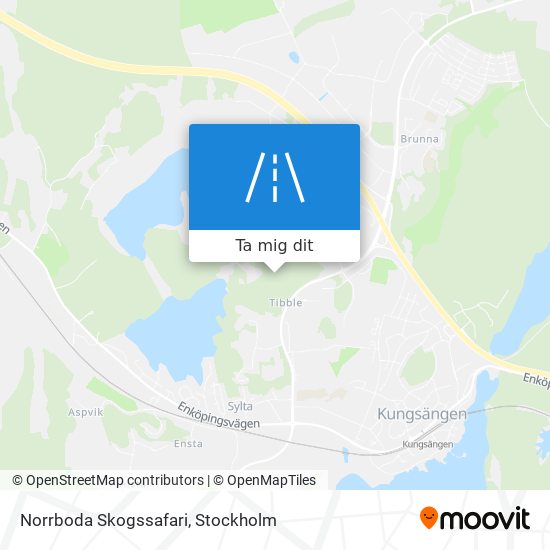 Norrboda Skogssafari karta