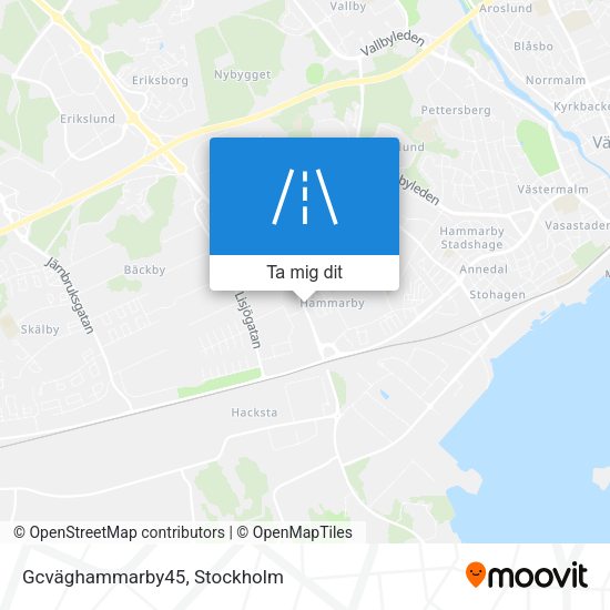 Gcväghammarby45 karta