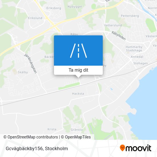 Gcvägbäckby156 karta