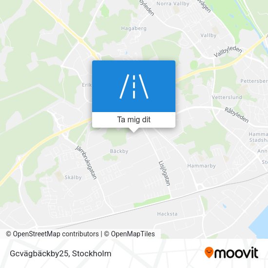 Gcvägbäckby25 karta