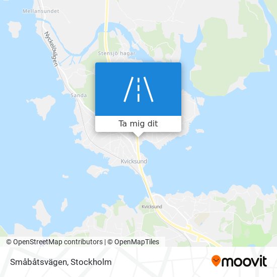 Småbåtsvägen karta