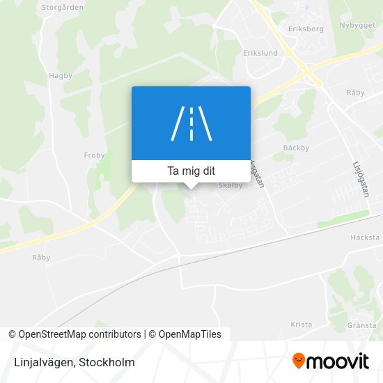 Linjalvägen karta
